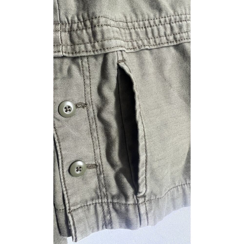 American Eagle Women's Utility Jacket Size M Funnel Neck Military Lightweight - Picture 6 of 12
